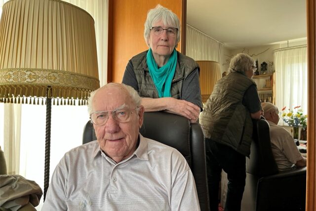 Helmut Borkens und Elisabeth Schwalbach.