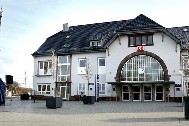 Ausßenansicht des Halterner Bahnhofs