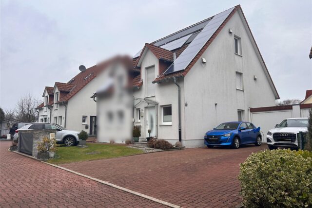 Die Doppelhaushälfte am Messenkamp, die zwangsversteigert wurde.