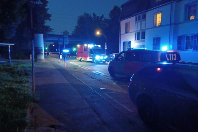 Viel Blaulicht in Westerfilde.
