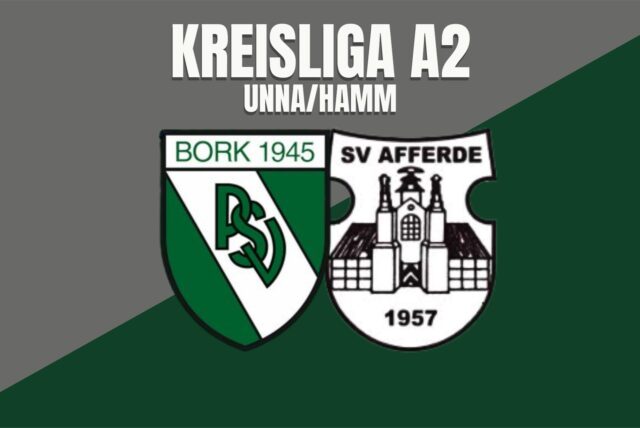 Collage der Logos vom PSV Bork und SV Afferde
