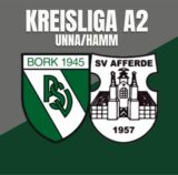 Collage der Logos vom PSV Bork und SV Afferde