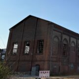 Das ehemalige Maschinenhaus und das Schachtgerüst auf der Zeche Ewald Fortsetzung in Oer-Erkenschwick.