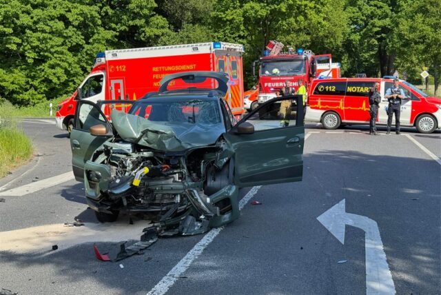 Ein schwerer Verkehrsunfall ereignete sich in Haltern.