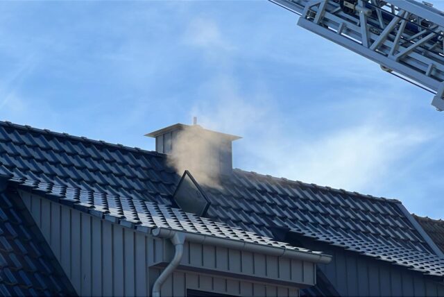Brand an der Theresienstraße in Datteln.