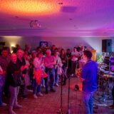 Die Band Sugar Gang spielt im Halterner Kolpingtreff vor Publikum