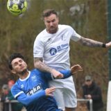 Die TSG Sprockhövel (blaue Trikots) ist am 27. Spieltag (11. Mai) in die Oberliga Westfalen aufgestiegen.