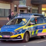 Polizeiwagen in Haltern.