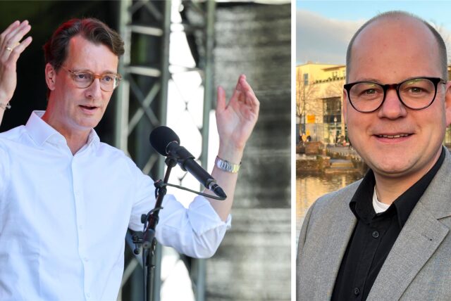 Hendrik Wüst und Julian Fragemann