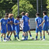 Erst spät durfte die U15 des VfB Waltrop gegen den Wuppertaler SV jubeln.