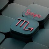 Monatshoroskop Juli 2025: das astrologische Symbol des Sternzeichens Skorpion
