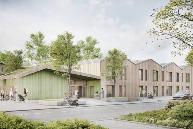 Visualisierung der geplanten Kita am Pothmorgenweg in Dortmund-Huckarde