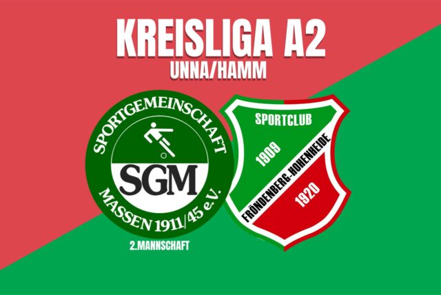 Logos der SG Massen und des SC Fröndenberg.