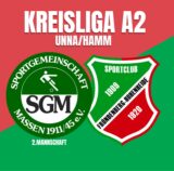 Logos der SG Massen und des SC Fröndenberg.