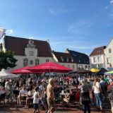 Voller Marktplatz in Haltern