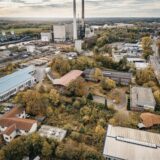 Luftbild vom Gelände der früheren RAG-Ausbildungsstätten in Datteln.