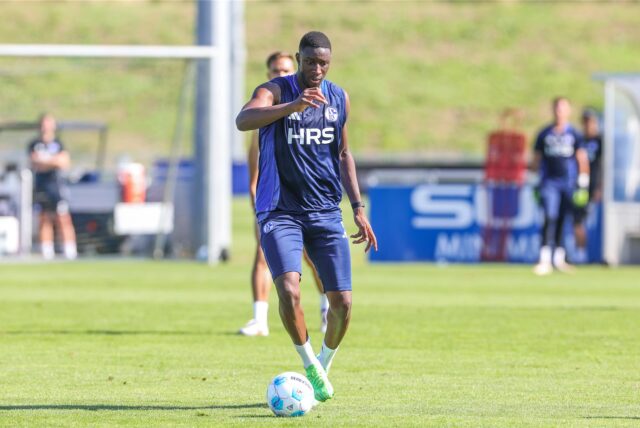 28.08.2024, Fussball, Saison 2024/2025, 2. Bundesliga, Training FC Schalke 04, Ibrahima Cisse (FC Schalke)