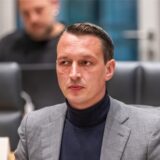 AfD-Politiker Matthias Helferich bei einer Sitzung des Stadtrats in Dortmund im November 2024.