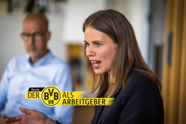 Geschäftsführer Carsten Cramer und Personalchefin Corinna Timmermann sprechen im Interview mit unserer Redaktion in Dortmund über den BVB als Arbeitgeber.