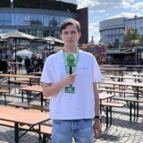 Streetfood-Festival in Datteln: Valentin Schneider auf dem Neumarkt.