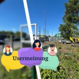 An der Herner Straße errichtet die Emschergenossenschaft einen vier Meter hohen Zaun, um den Landwehrbach vor Vermüllung zu schützen.