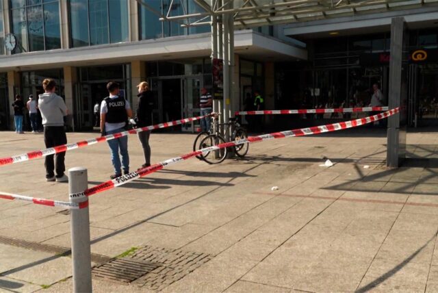 Der Tatort vor dem Hauptbahnhof von Dortmund