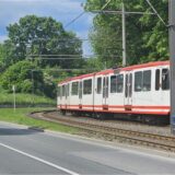 Eine Stadtbahn in Dortmund Huckarde