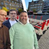 Marc Frese, Leon Philipp, Adil Tamouh (v.l.): Sie stehen für Veranstaltungen in den Stadtteilen und der Altstadt und sind dort inzwischen auch für viele Sicherheitsfragen verantwortlich.