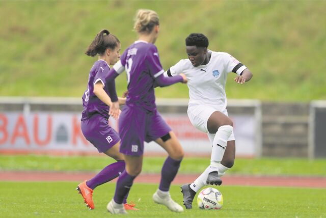 Sie ist wieder da: Nach einem Jahr „Auf Schalke“ kehrt Jennifer Moses wieder zum 1. FFC zurück.