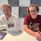 Alexander Tünte und Rita Nowak wollen für die Partei Volt bei der kommenden Kreistagswahl antreten.