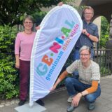 Ilona Klaus (l.), Vorsitzende des Vereins „ge-ni-al“, mit ihren Stellvertretern Olaf Steffen und Kerstin Precht.