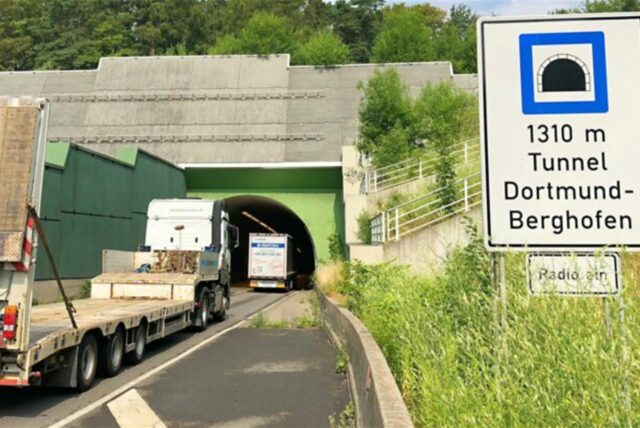 Der Tunnel Berghofen.
