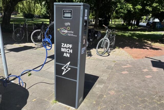 E-Ladesäule in Haltern an der Koeppstraße