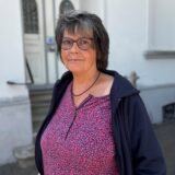 Monika Janoschka vor der Diakonie in Castrop-Rauxel
