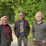 Conny und Andreas Schäpers aus Marl sowie Thomas Kolte aus Düsseldorf waren bei der Ansitzjagd in der Haard dabei.