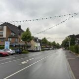 Leere Straße in Wulfen.
