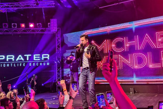 Michael Wendler bei seinem Comeback in „Prater“ Bochum.