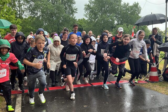 viele kinder nahmen am brustkrebslauf in dorsten teil