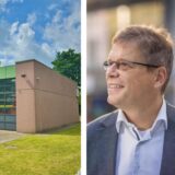 Baudezernent Arnulf Rybicki und die Feuerwache in Aplerbeck.