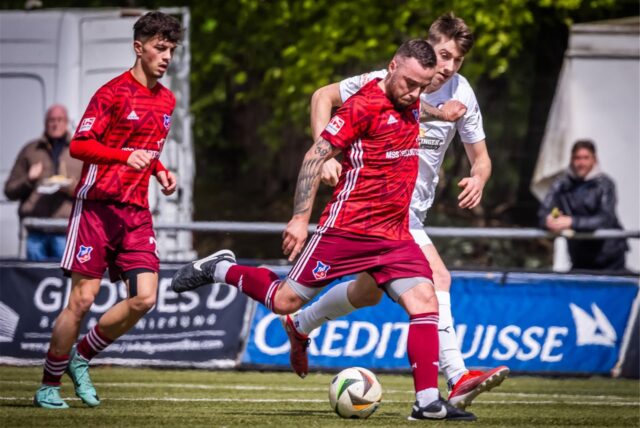 Ex-Profi Yanni Regäsel spielte diese Saison auch für den mittlerweile zurückgezogenen TuS Bövinghausen in der Oberliga Westfalen.