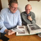 Vereinsvorsitzender Werner Hesse (55, links) und Karl Seine (82).