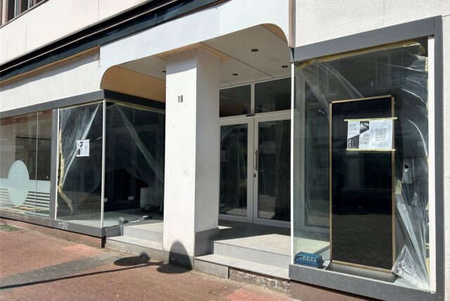 Das Ladenlokal in der Hohen Straße 18 in Datteln, in dem gerade noch renoviert wird, damit bald ein Tattoostudio einziehen kann.