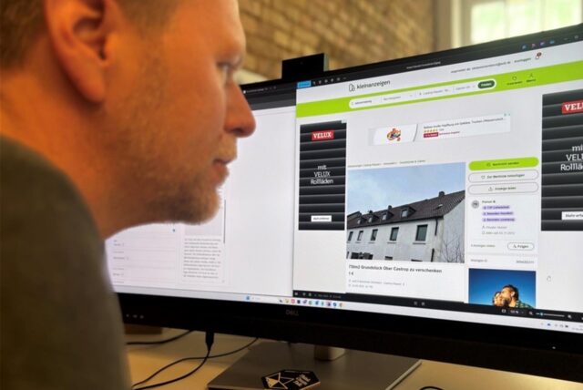 Diese Anzeige bei Kleinanzeigen bewirbt den Kauf eines Mehrfamilienhauses mitsamt 750 Quadratmeter Grundstück an der Kreuzstraße in Castrop-Rauxel. Allerdings nur zur Hälfte, denn verkauft werden nur 50 Prozent eines Teileigentümers.