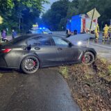 Am Dienstagabend (27.05.) verunfallte ein hochwertiger und hoch motorisierter PKW in Haltern am See.