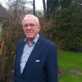 Hubert Schulte-Kemper in seinem Garten