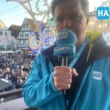HA-Chefredakteur Matthias Langrock am ersten Abend der Festa Italiana 2025