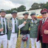 Großartige Stimmung herrschte am Donnerstag (29.5.) auf dem Festplatz in Lavesum, wo Schützenfest und das 150-jährige Jubiläum gefeiert wurden.
