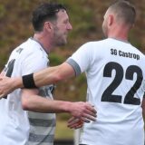 Dennis Kock (l.) und Andre Trottenberg haben gemeinsam mit Jan Pennekamp zusammen über 100 Tore in dieser Saison für die SG Castrop geschossen.