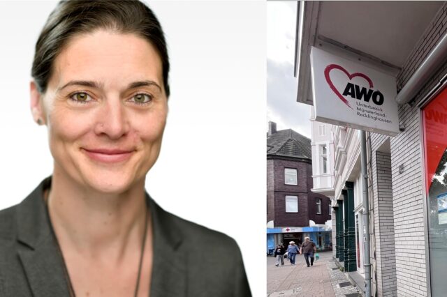 Das zentrale AWO-Büro in der Hertener Innenstadt, Antoniusstraße 22 in Herten.