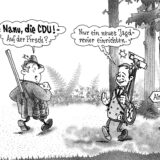 Eine Karikatur